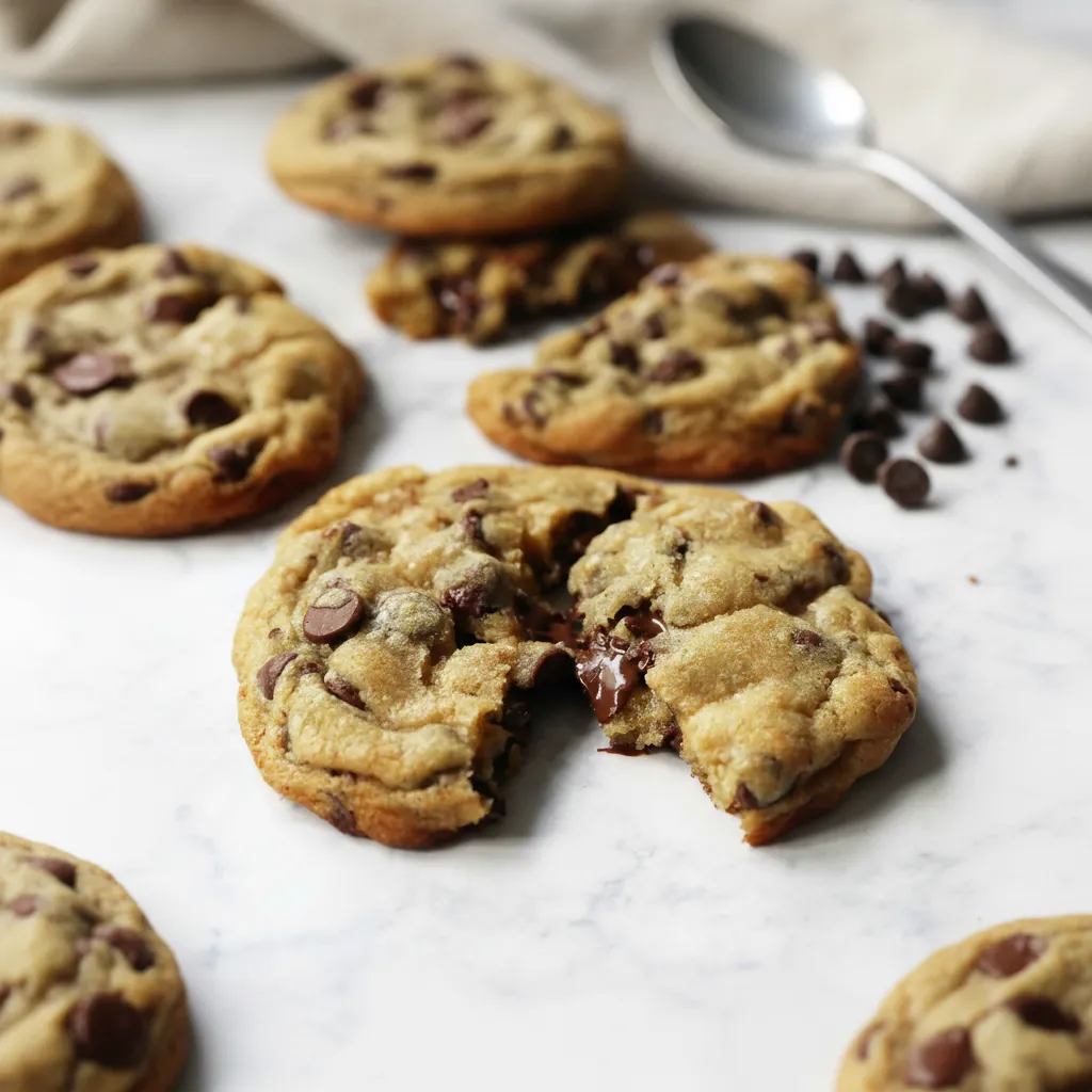 Delicious Gooey Chocolate Chip Cookies Recipe From Scratch