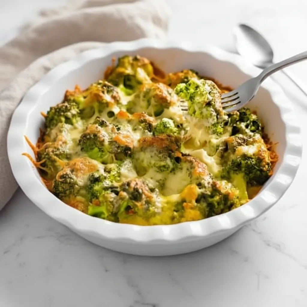 Delicious Keto Broccoli Cheese Casserole Bake