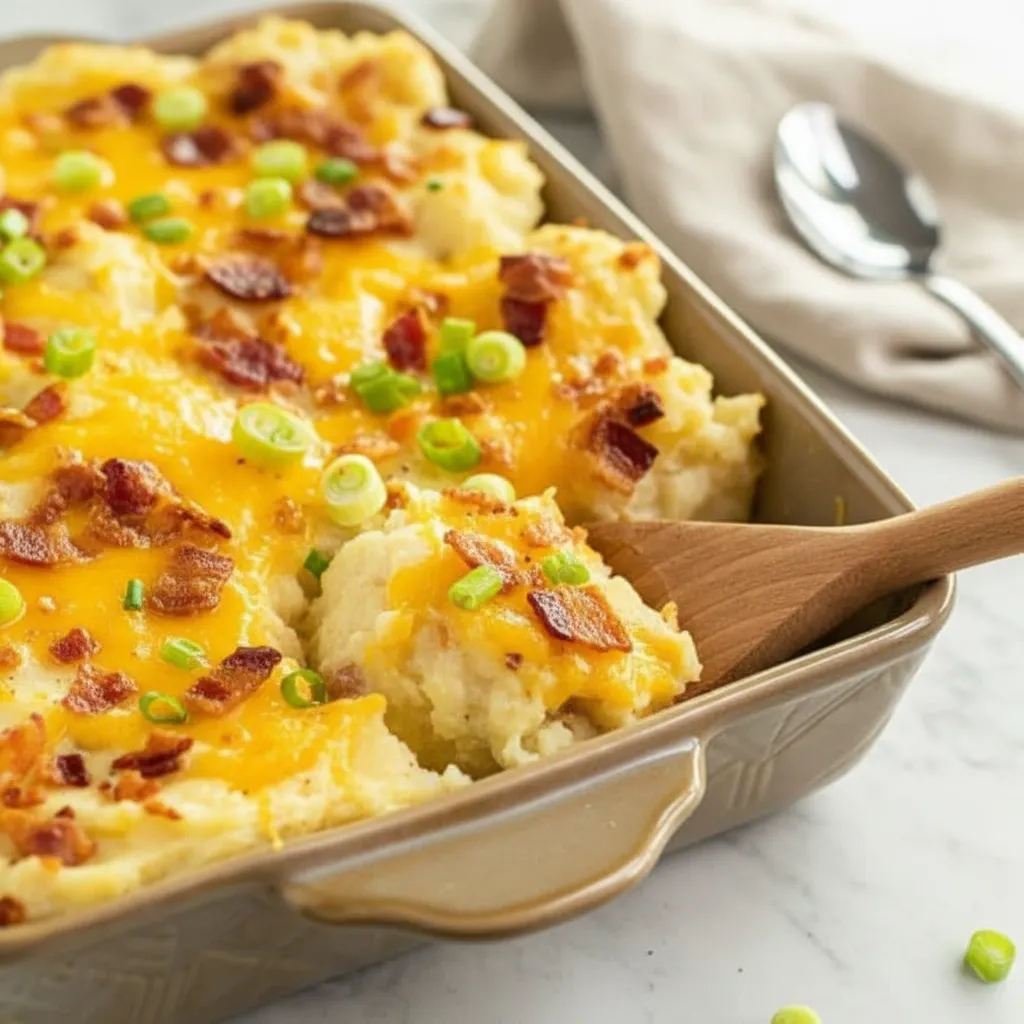 Delicious Make-Ahead Potato Casserole Side Dish For Christmas Party