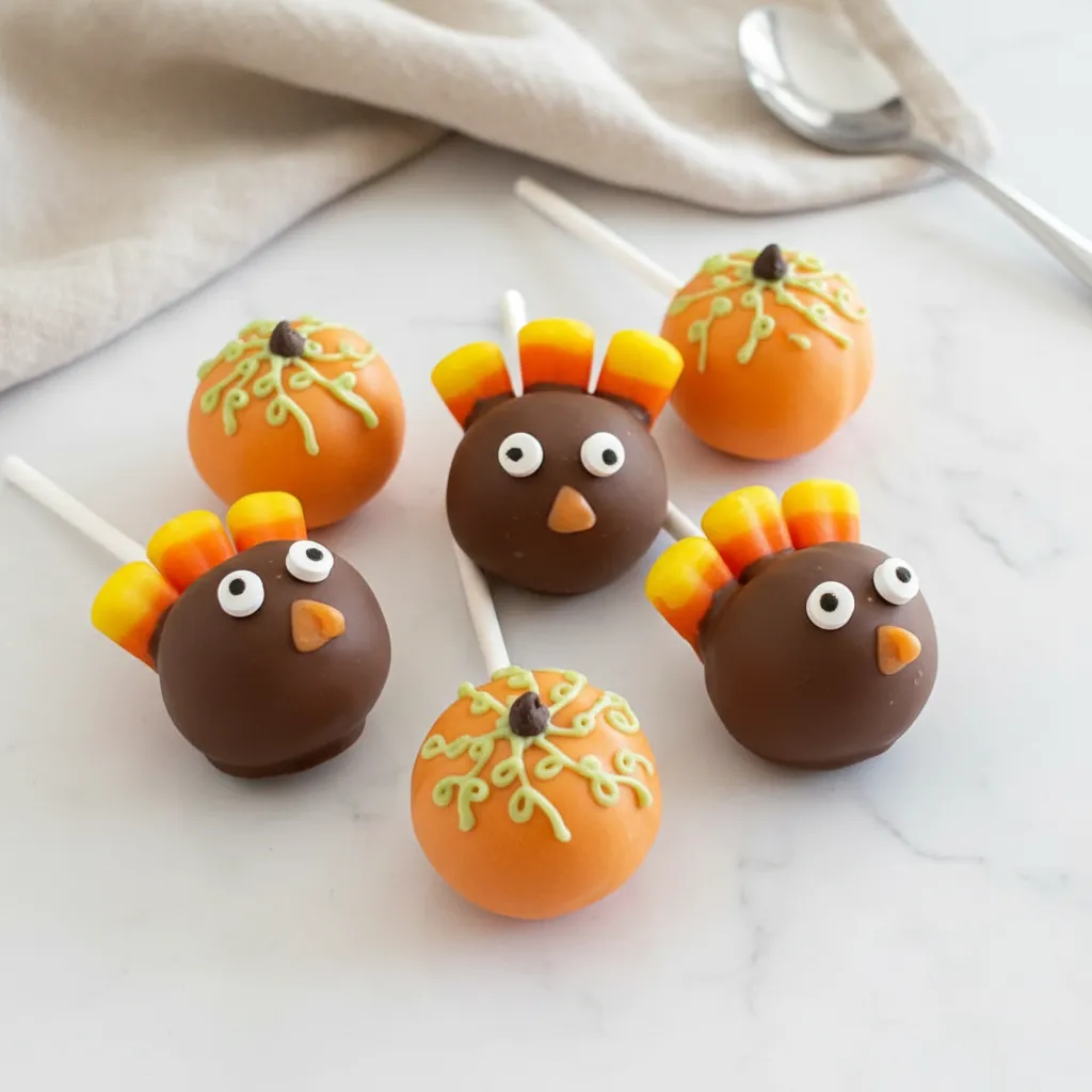 Delicious Pumpkin Pie Pops Fun Thanksgiving Desserts
