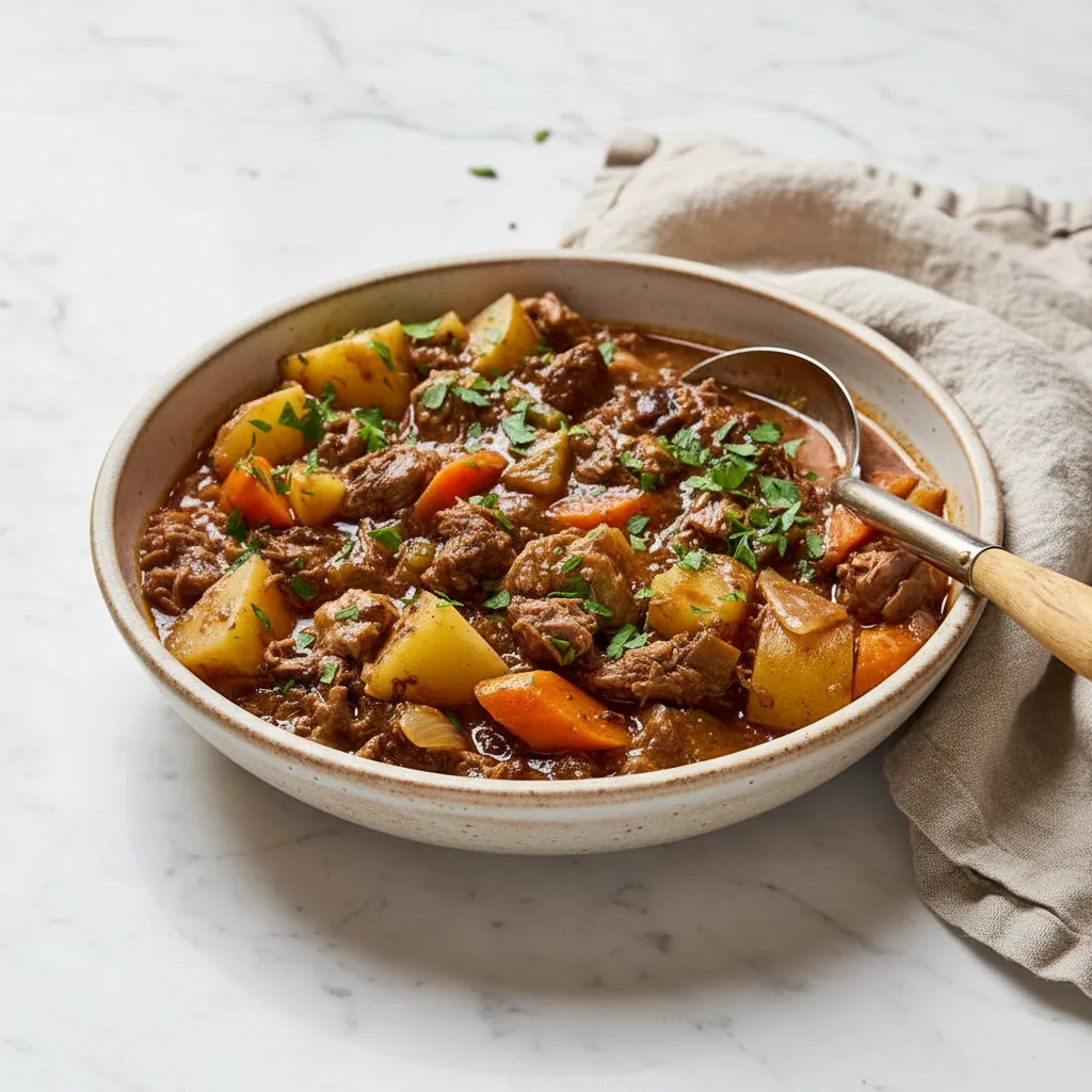 Delicious Spicy Beef Stew for Easy Winter Crockpot Meals