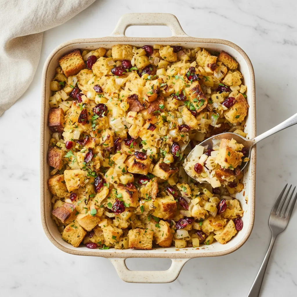 Delicious Turkey Stuffing Recipes with Cranberry