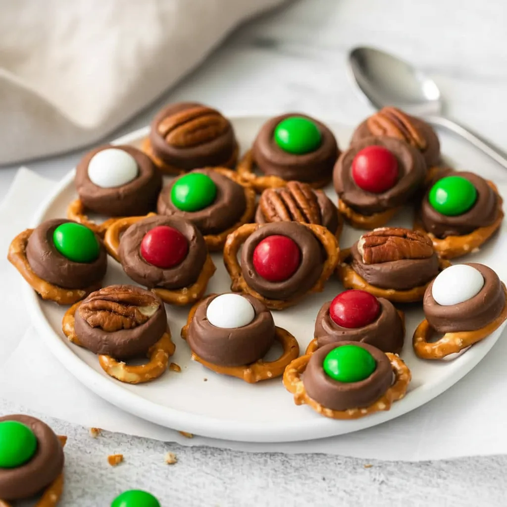 Easy Rainbow Jello Cookies Recipe 2 Easy Chocolate Pretzel Rolo Bites