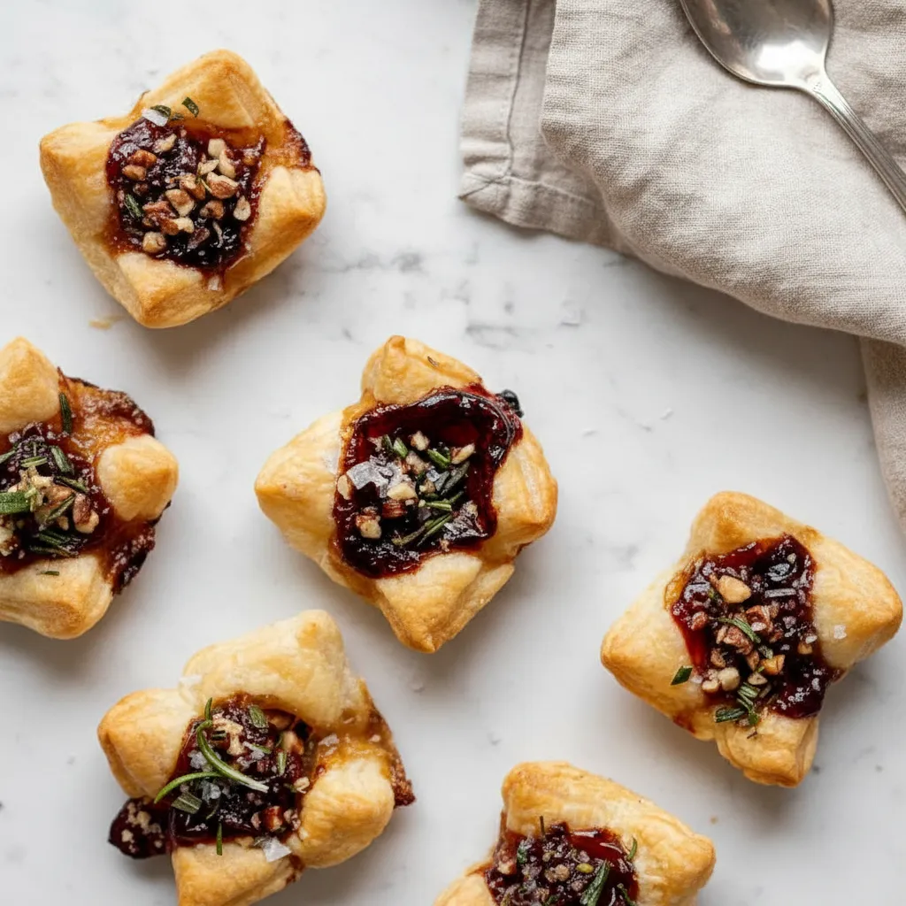 Easy Christmas Appetizer Ideas with Cranberry Brie Bites