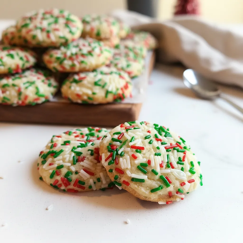 Easy Christmas Cookie Recipes with Sprinkles