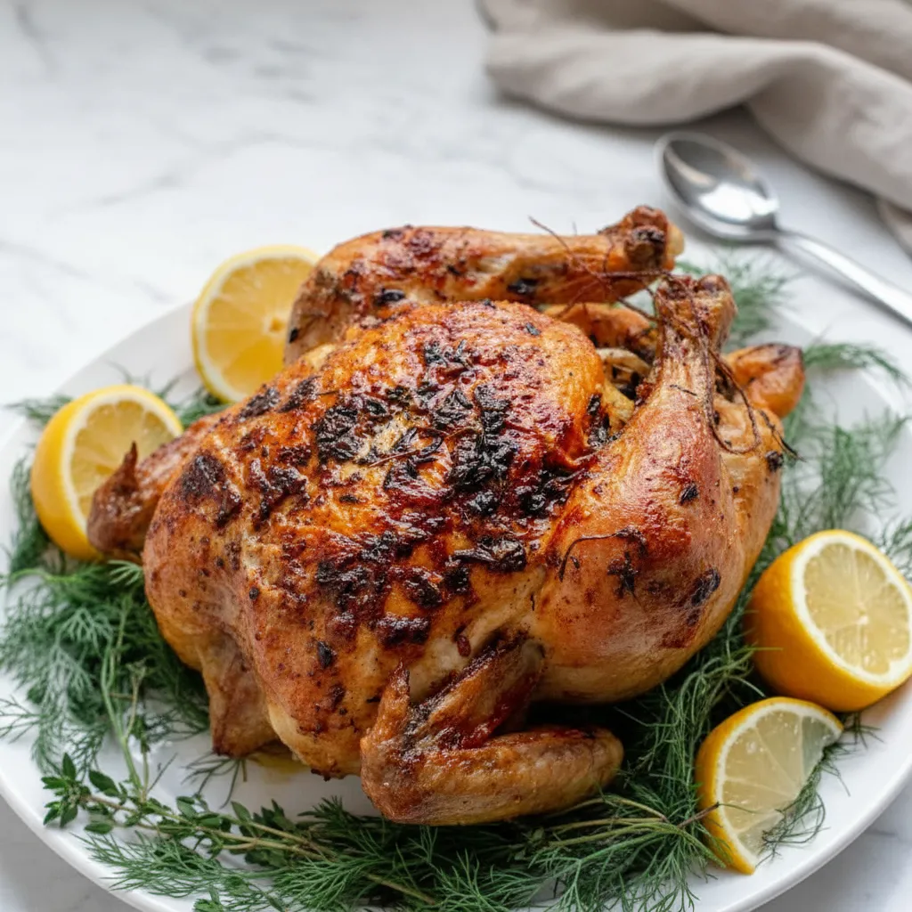 Easy Christmas Dinner Ideas Spicy Roasted Chicken
