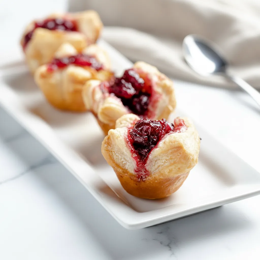 Easy Cranberry Brie Bites Christmas Dinner Appetizers