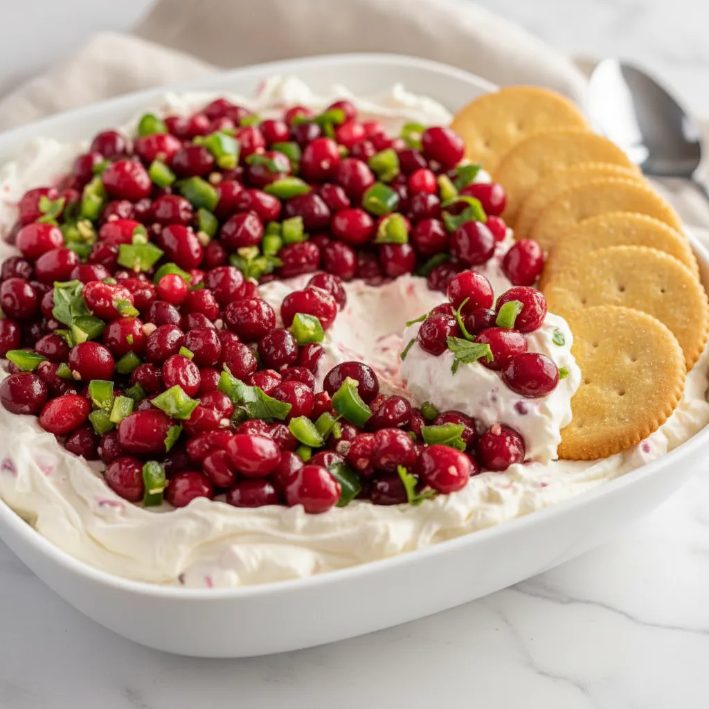 Easy Cranberry Jalapeno Dip Thanksgiving Appetizer Recipes