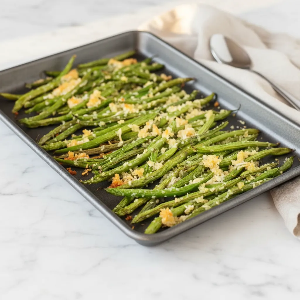Easy Garlic Parmesan Green Bean Side Dish For Christmas Party