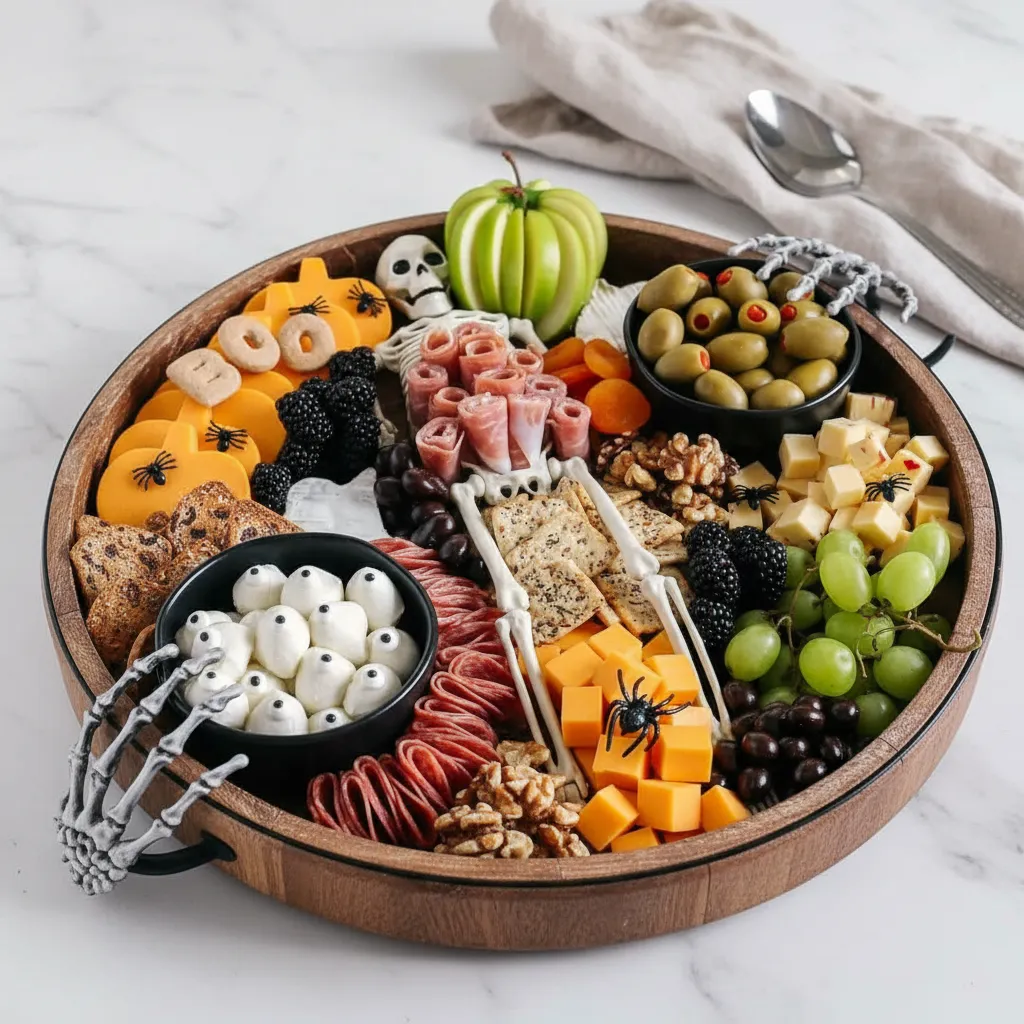 Easy Halloween Charcuterie Board for Parties