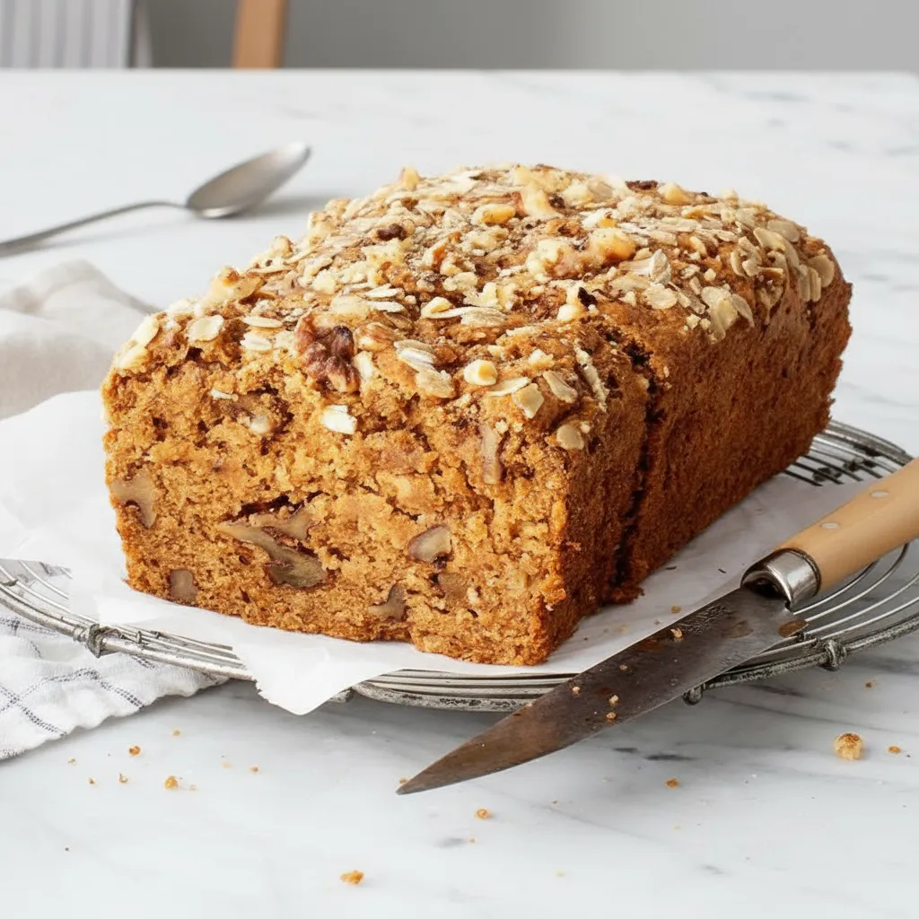 Easy Healthy Banana Bread with Walnuts