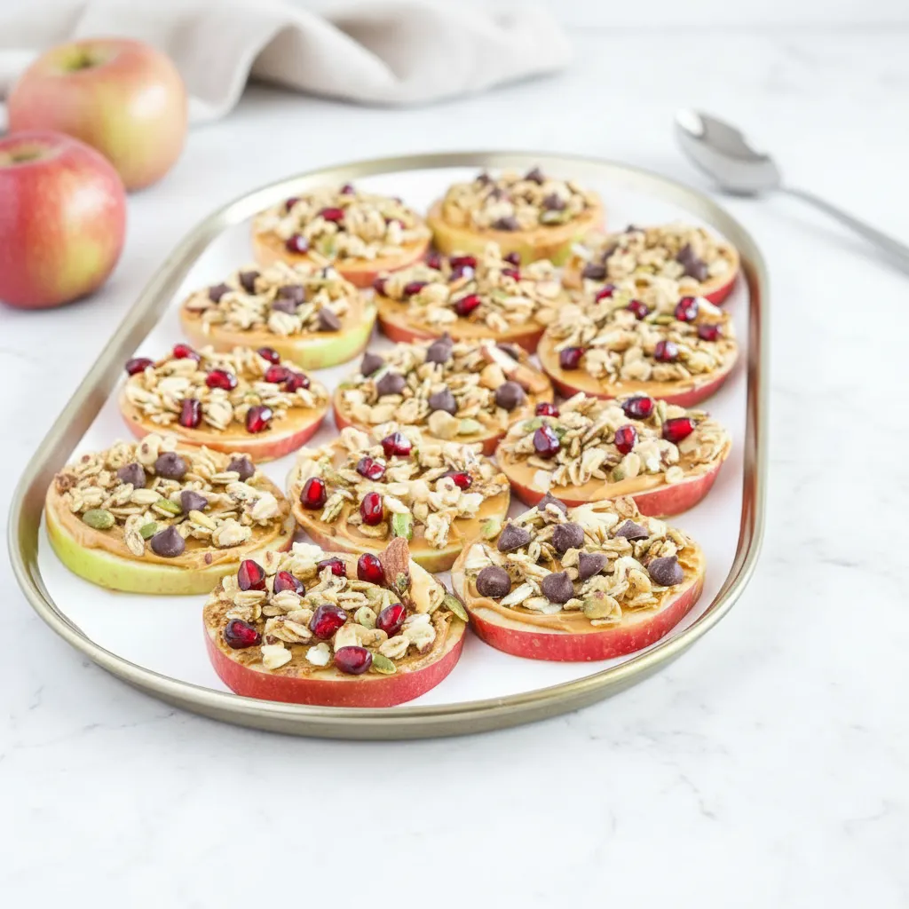 Easy Healthy Snacks with Apple Slices and Nut Butter