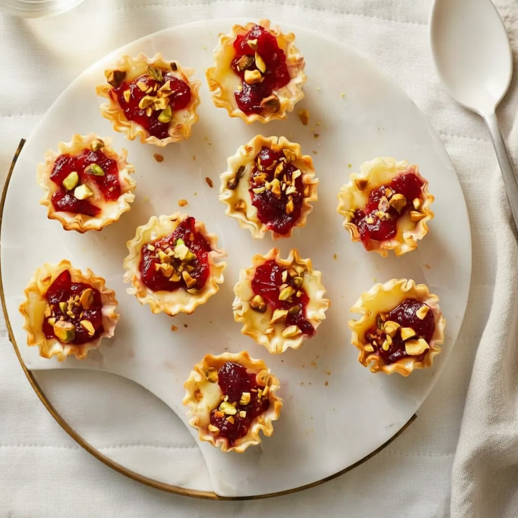 Easy Holiday Appetizers Christmas Cranberry Bites