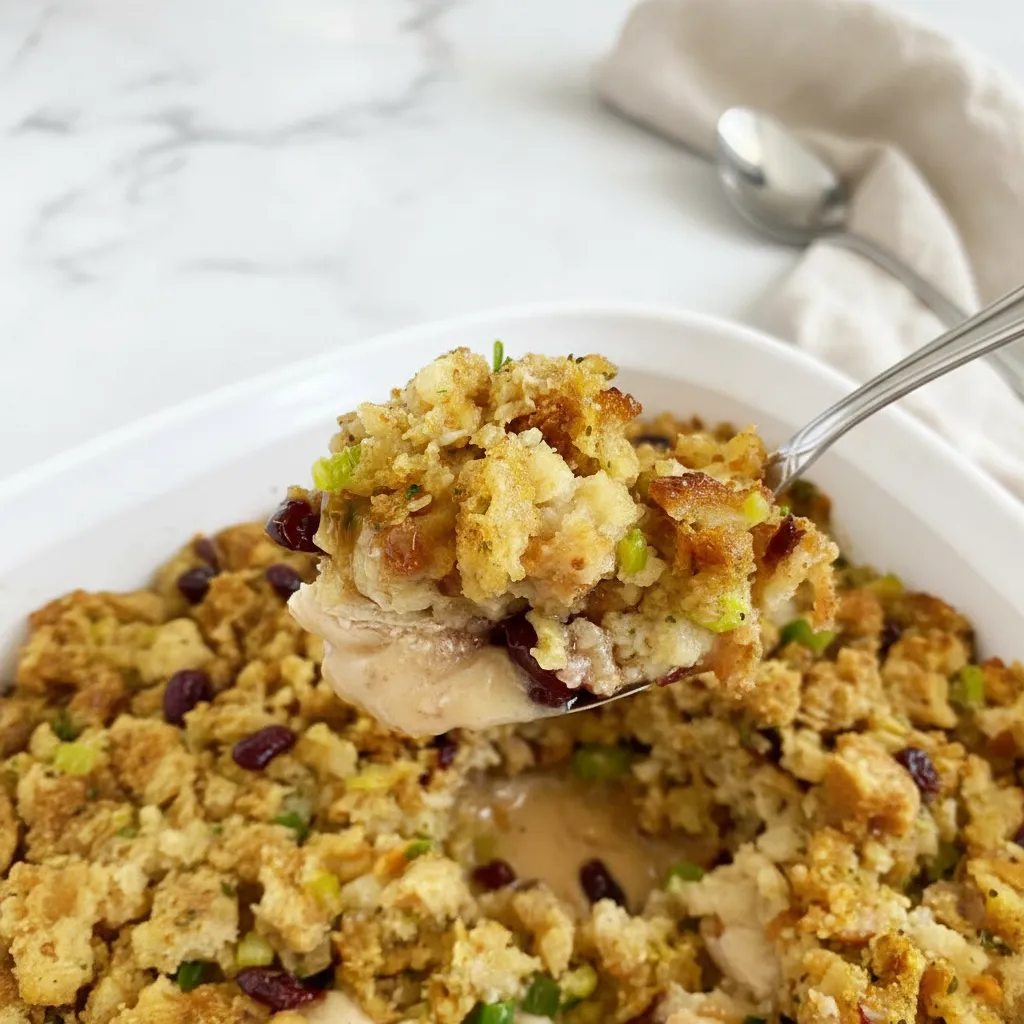 Easy Leftover Turkey Stuffing Recipes Casserole