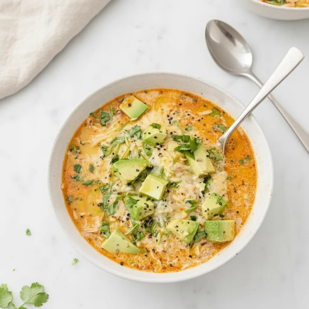Easy Low Carb White Chicken Chili