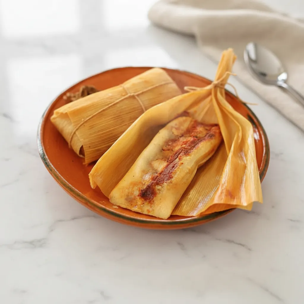 Easy Mexican Christmas Food Tamales with Pork