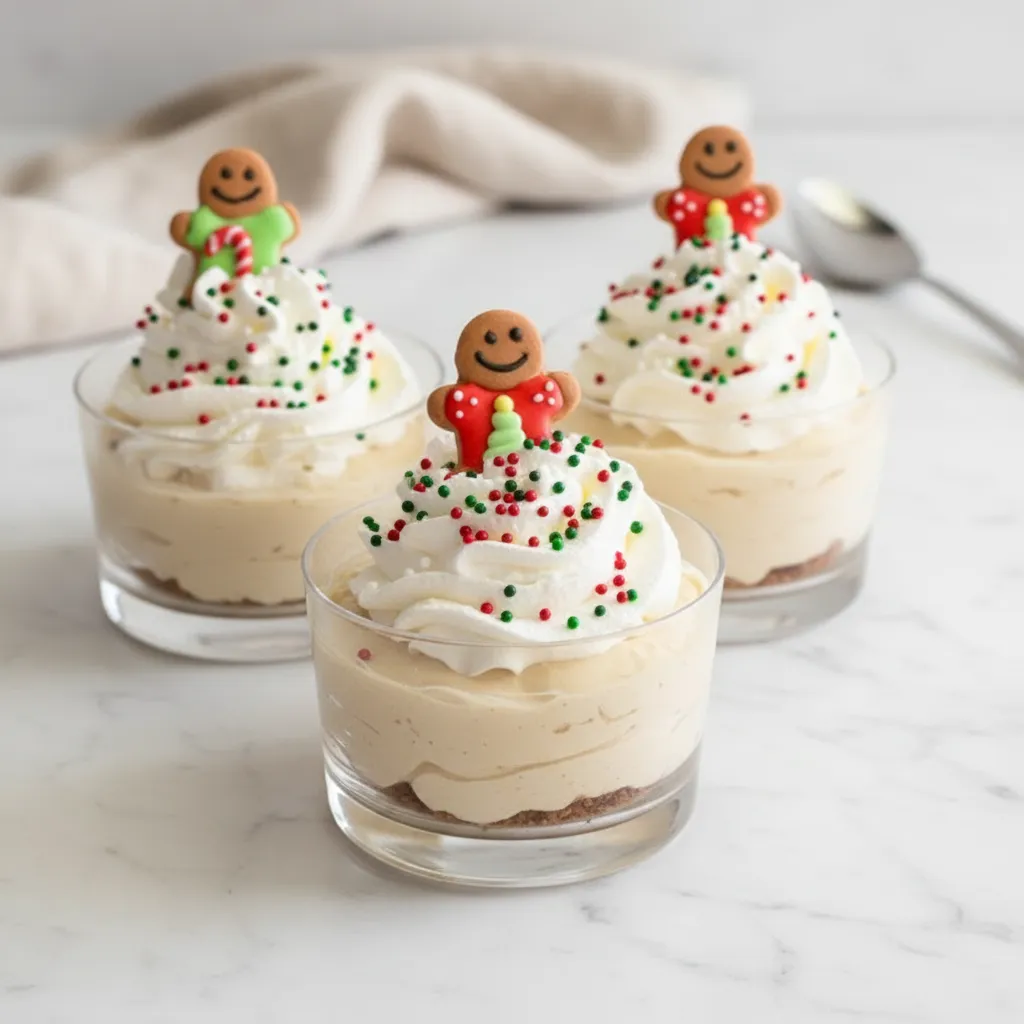 Easy No-Bake Gingerbread Christmas Party Desserts