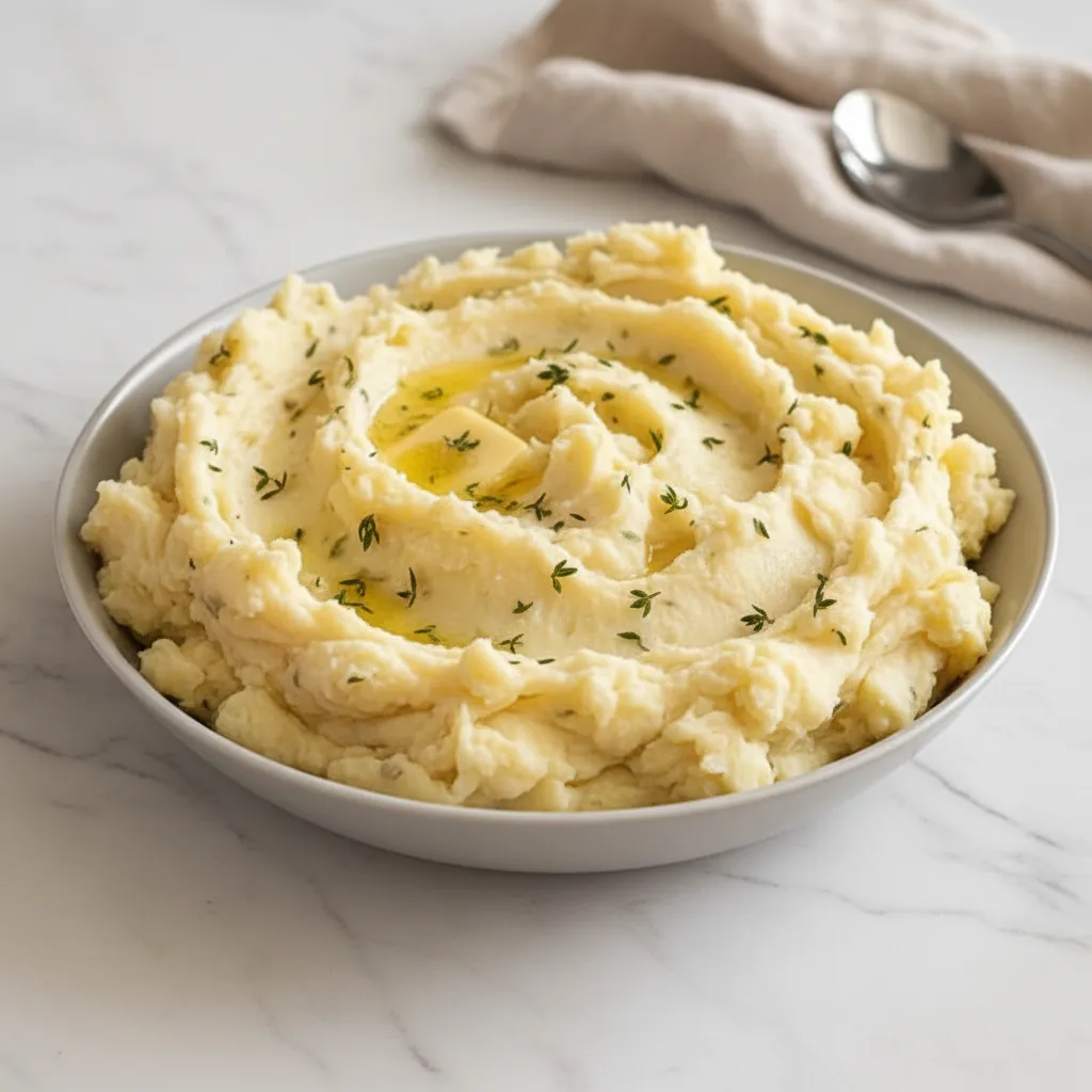 Easy Roasted Garlic Mashed Potatoes