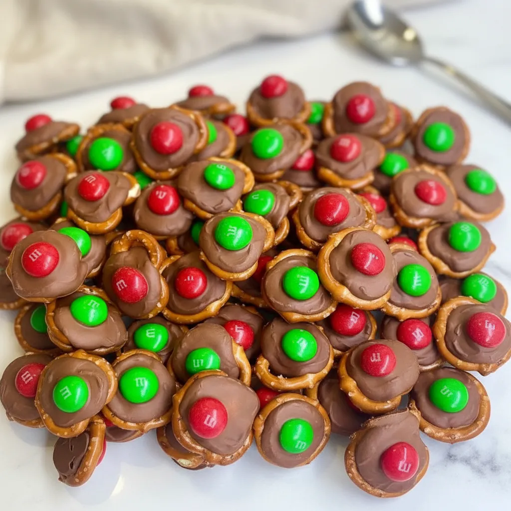 Quick Easy Cool Whip Candy with Pudding 3 Easy Rolo Pretzel Bites with M&Ms