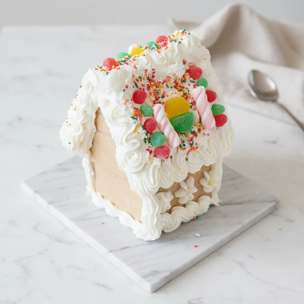 Easy Royal Gingerbread House Icing for Decorating