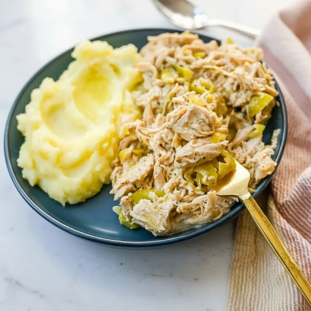 Easy Shredded Garlic Herb Chicken Breast Crockpot Recipes