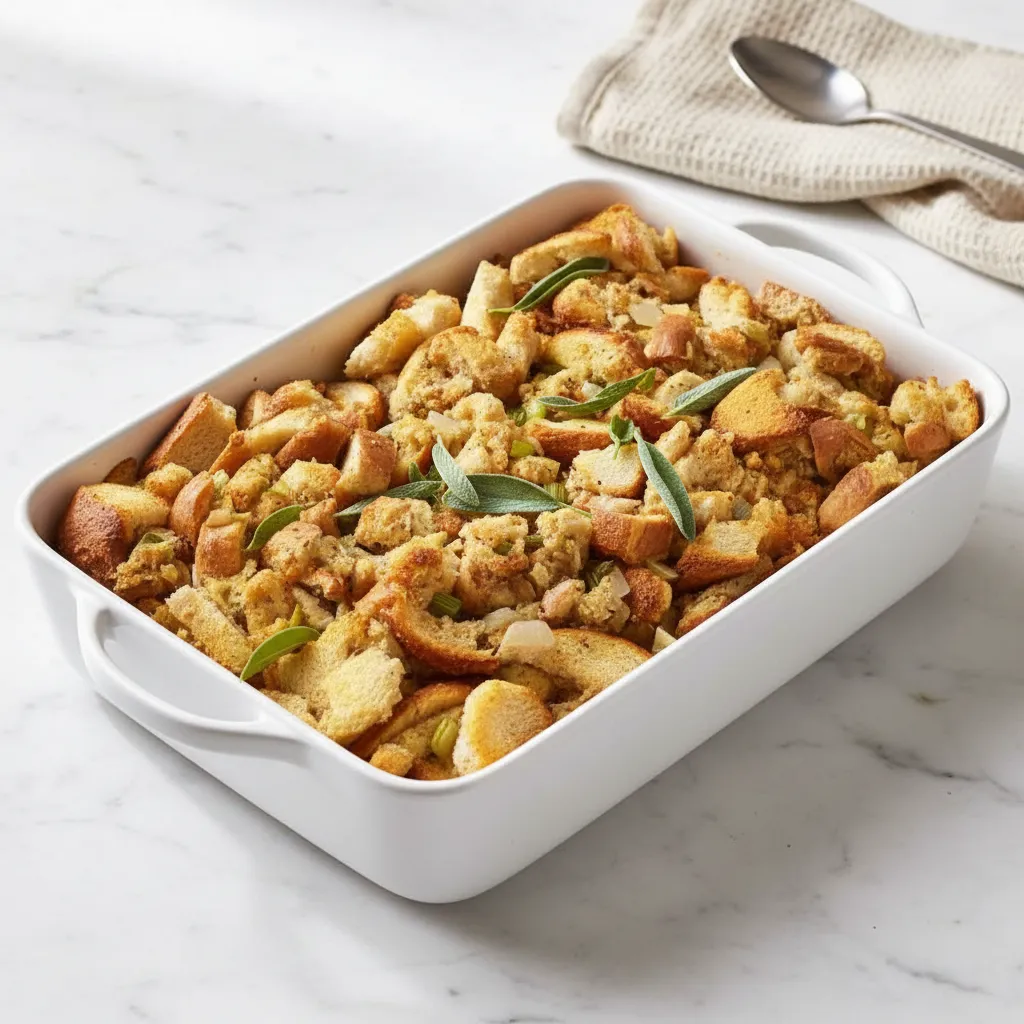 Easy Stuffing Recipes Thanksgiving with Sage and Onion