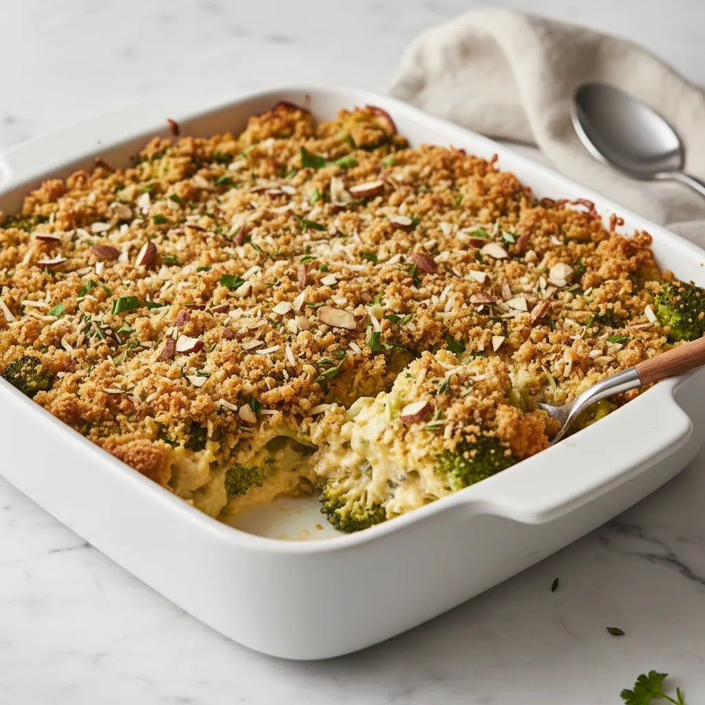 Healthy Broccoli And Cheese Casserole Bake