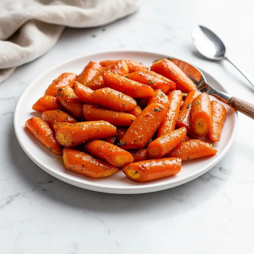 Healthy Honey Glazed Christmas Side Dish Carrots