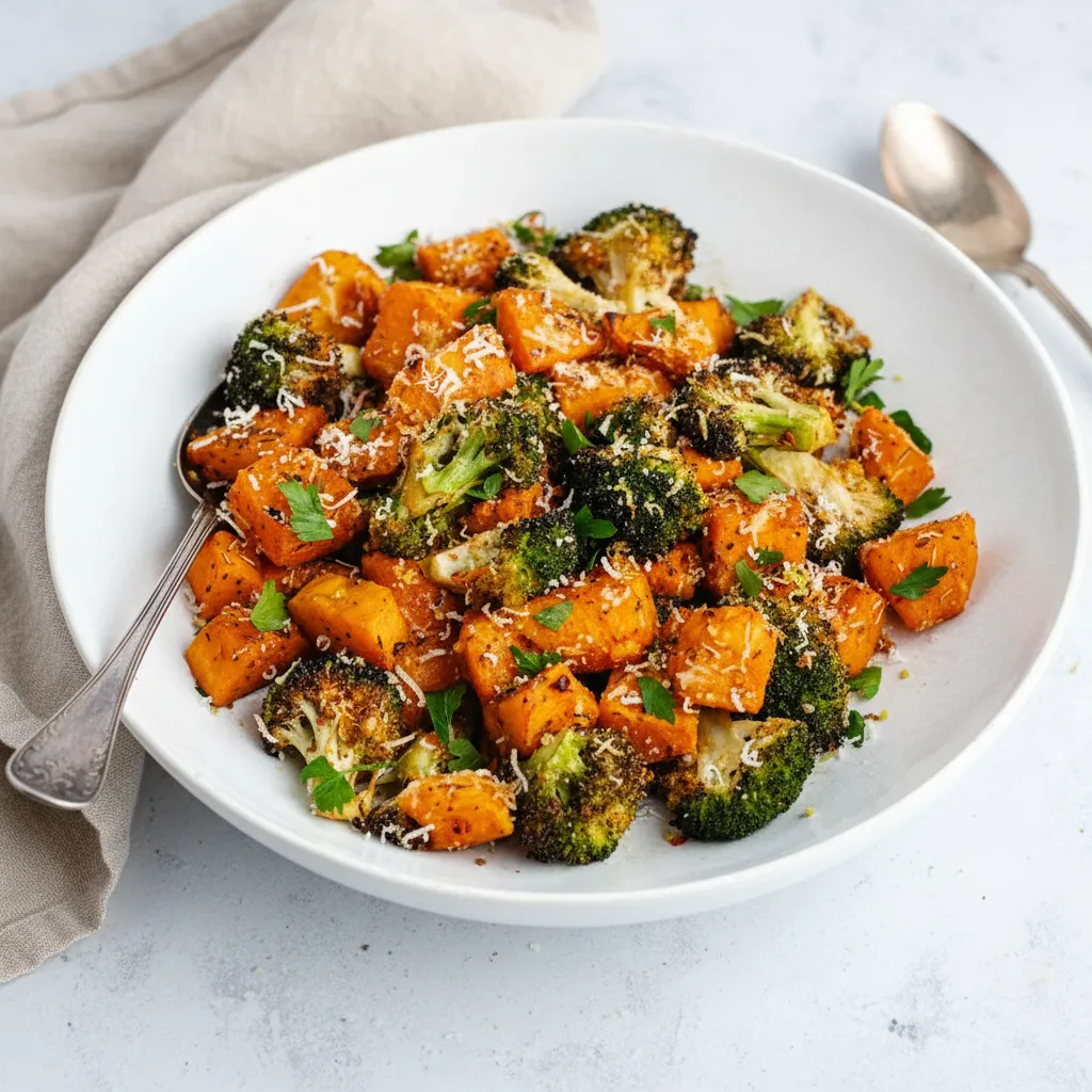 Healthy Roasted Sweet Potato Recipes and Broccoli
