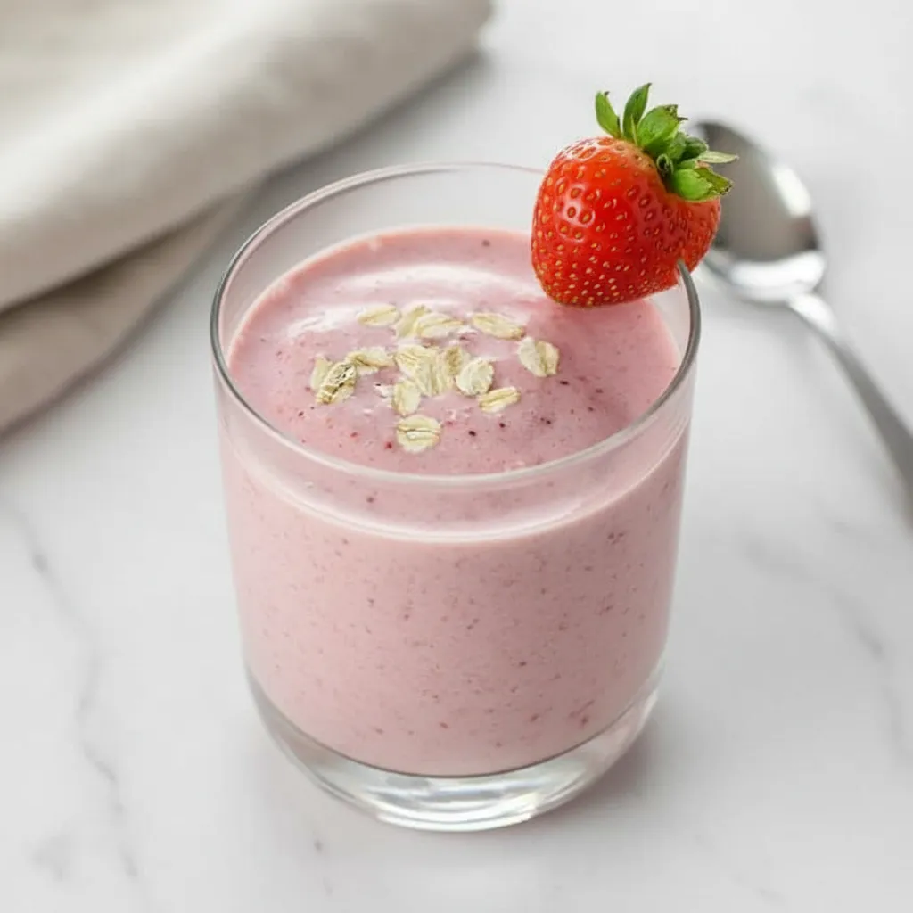 Healthy Strawberry Shortcake Smoothie