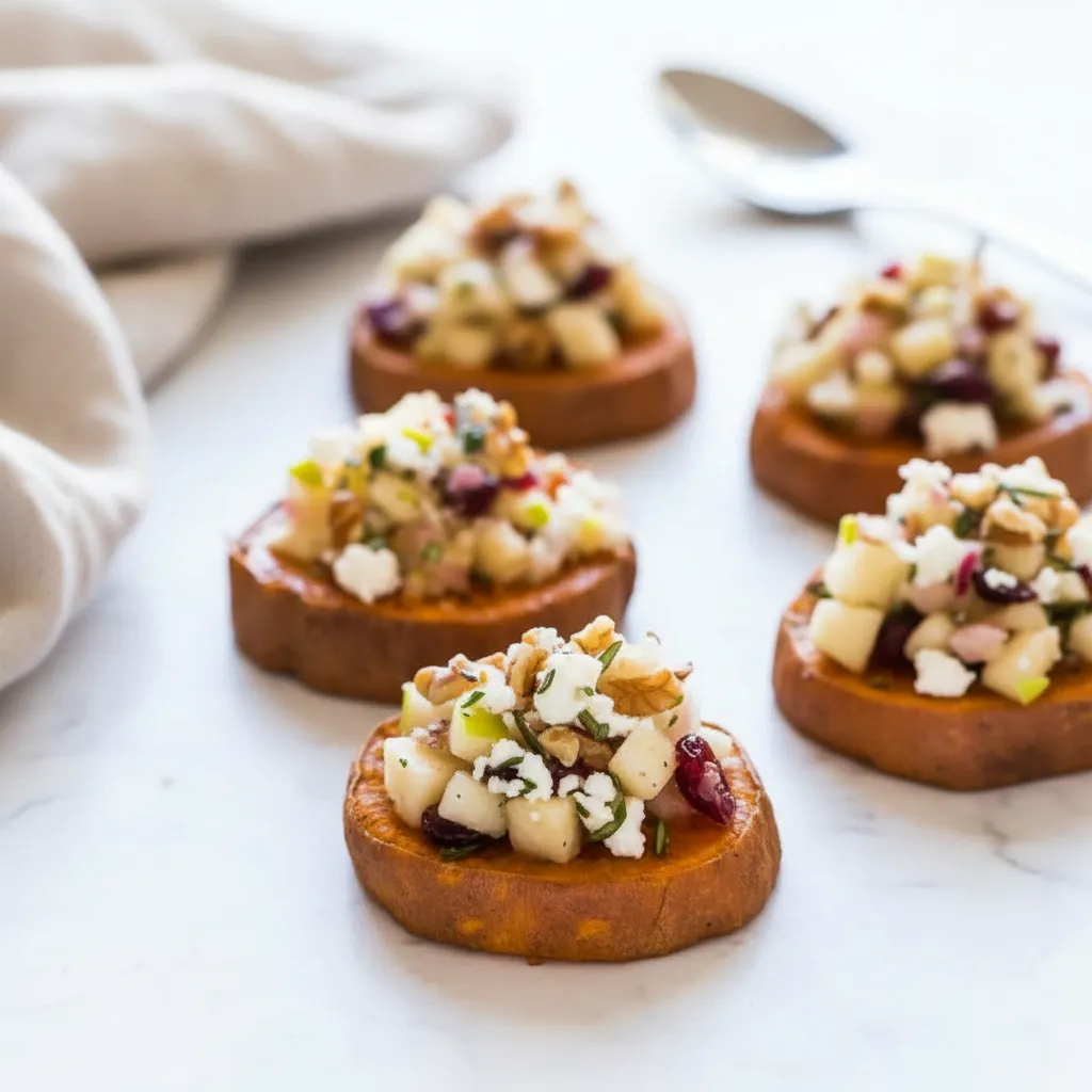 Healthy Sweet Potato Bites Thanksgiving Appetizer Recipes