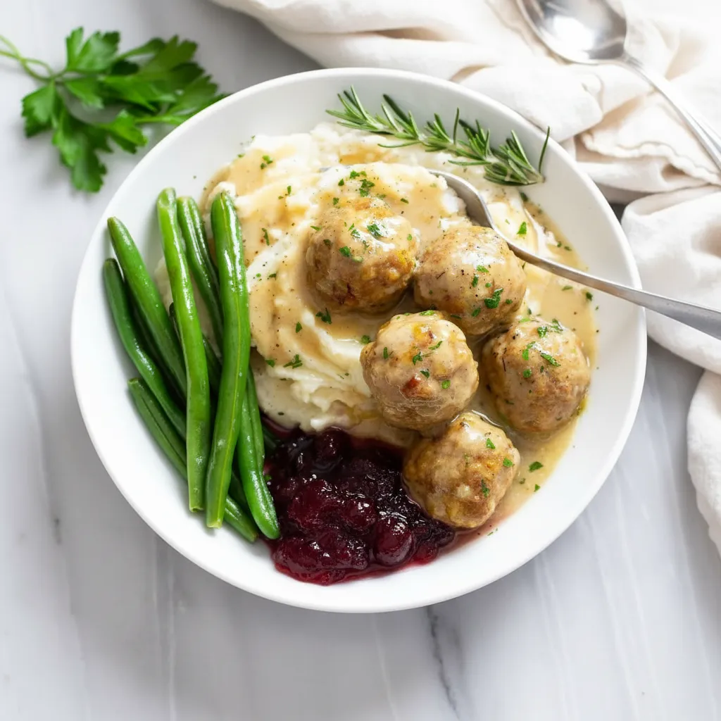 Healthy Turkey Stove Top Stuffing Recipes Meatballs