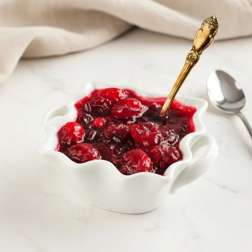 Healthy Winter Salad with Spicy Cranberry Dressing