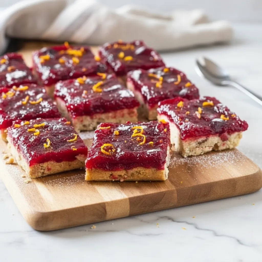 Perfect Cranberry Orange Bar Thanksgiving Desserts
