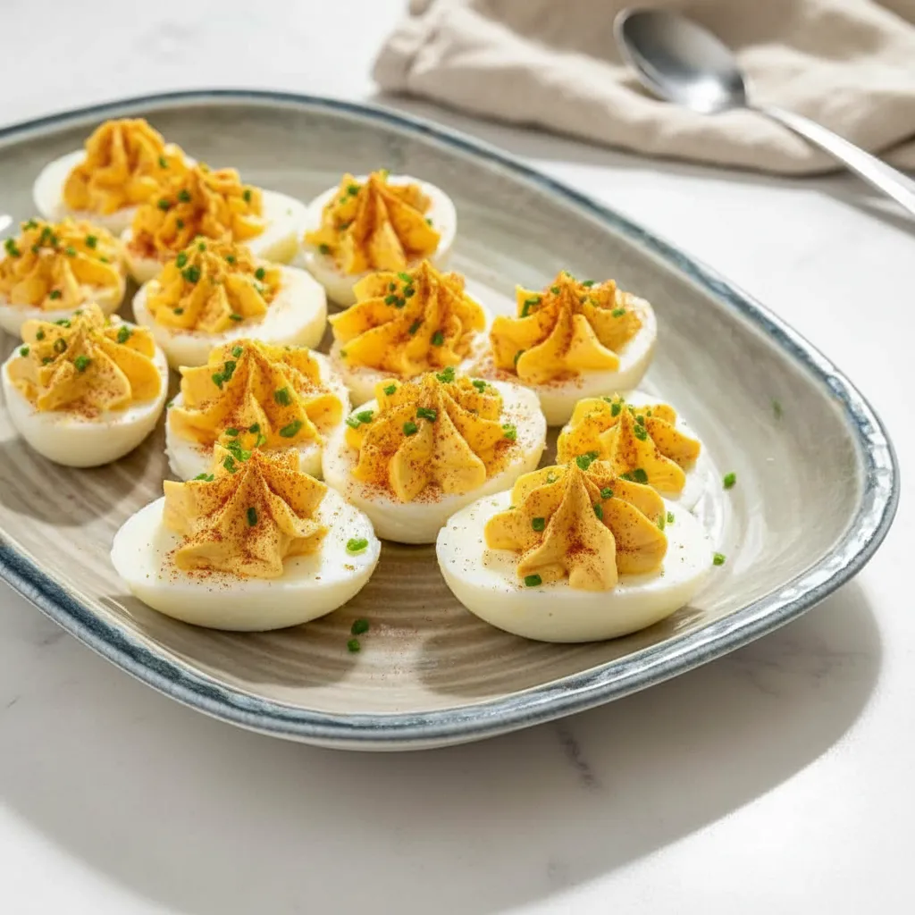 Perfect Deviled Eggs Christmas Appetizers