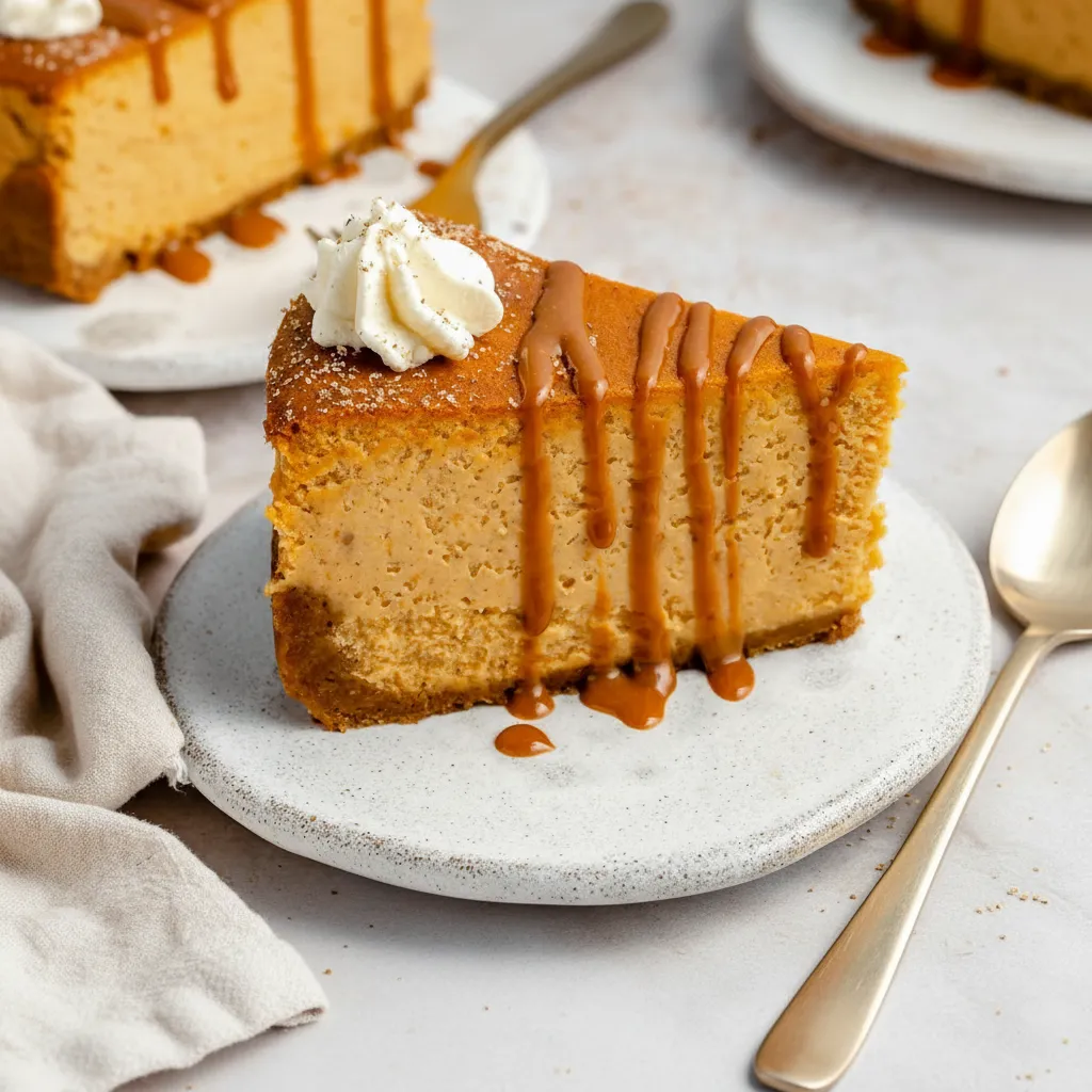 Perfect Pumpkin Cheesecake with Ginger Snap Crust