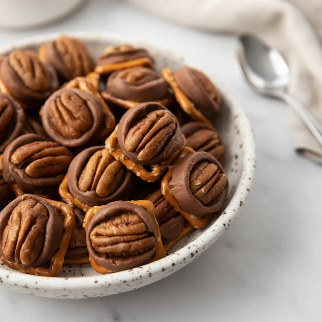 Easy Mexican Hot Chocolate Cookies with Cinnamon 1 Perfect Rollo Pretzel Treats with Pecans