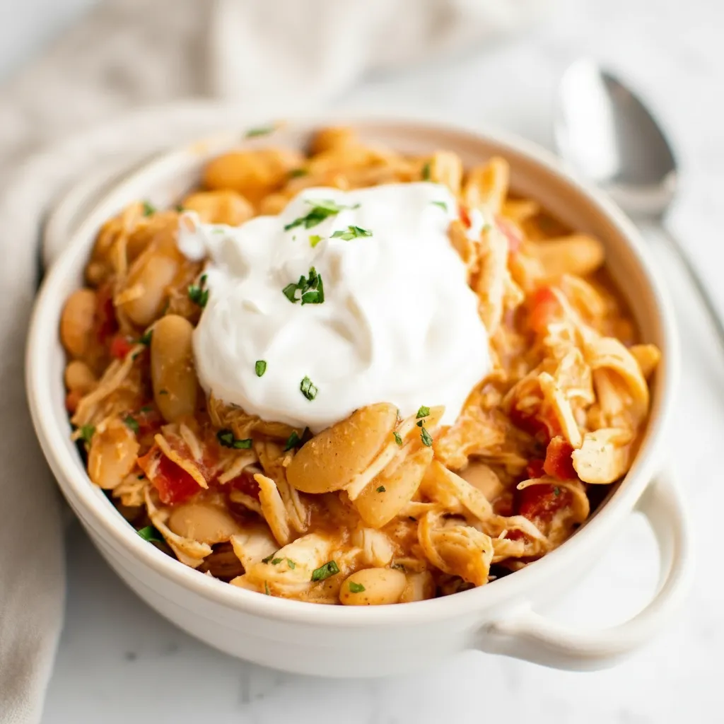 Quick Dump and Go White Chicken Chili Crock Pot