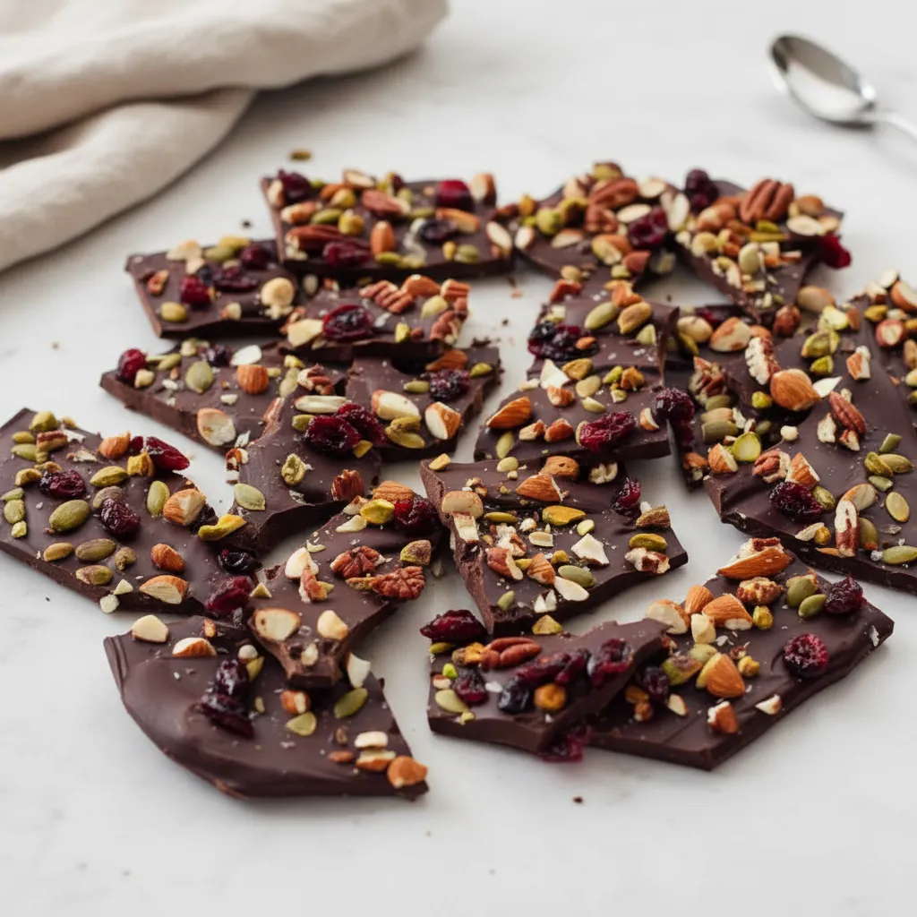 Quick Fun Christmas Desserts Easy Cranberry Bark