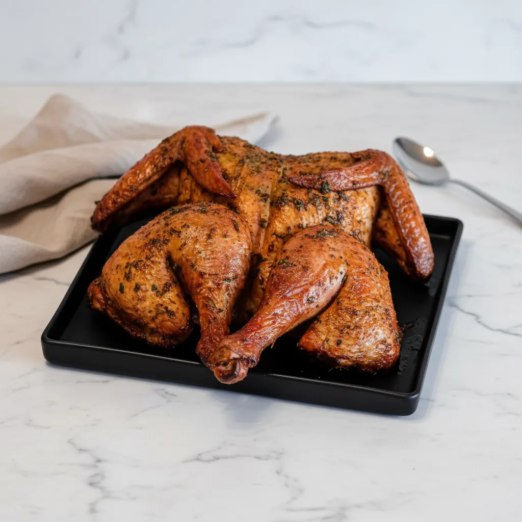 Quick Smoked Spatchcock Turkey Recipe