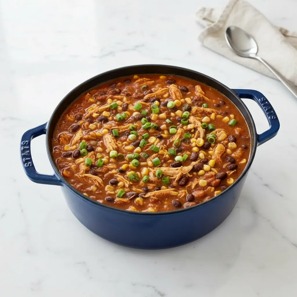 Quick Southwest Black Bean Taco Soup