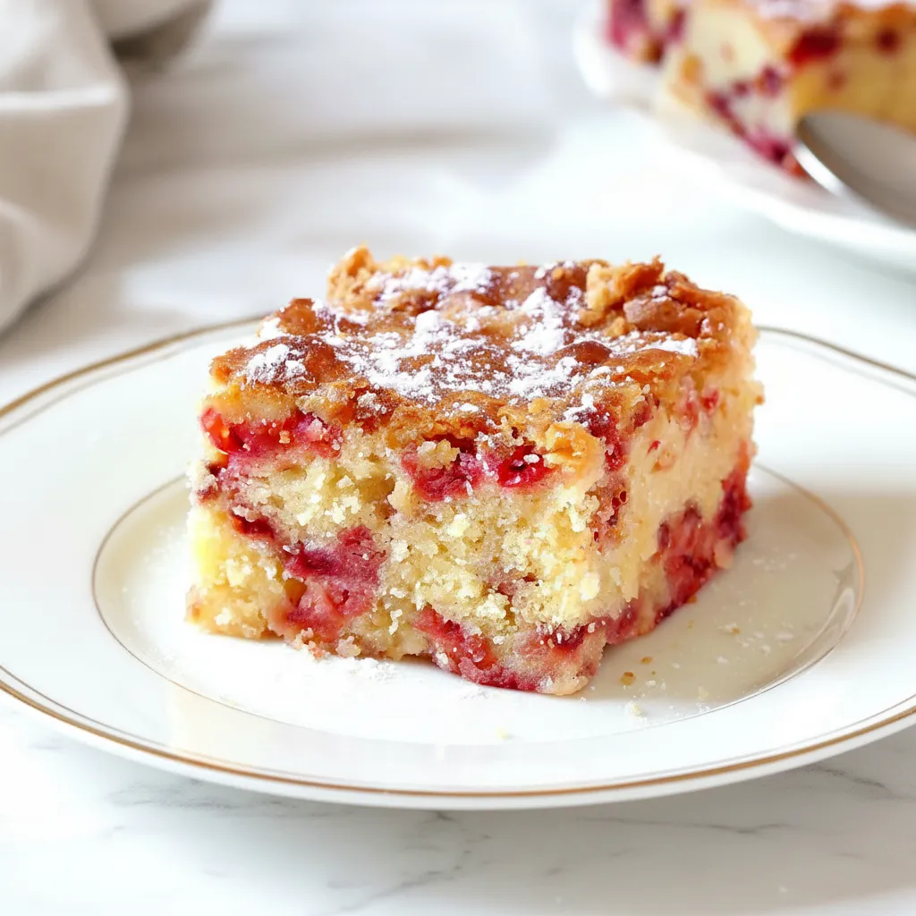 Simple Christmas Dinner Desserts with Cranberry