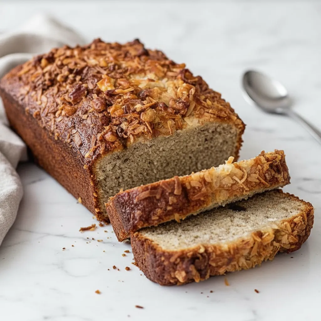 Simple Coconut Flakes Banana Bread Recipe