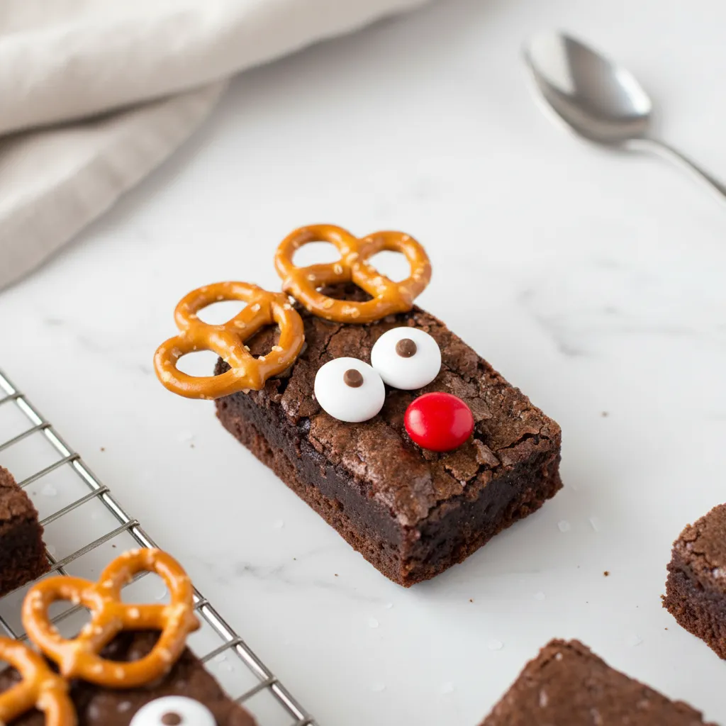 Simple Easy Christmas Party Desserts Brownie Bites