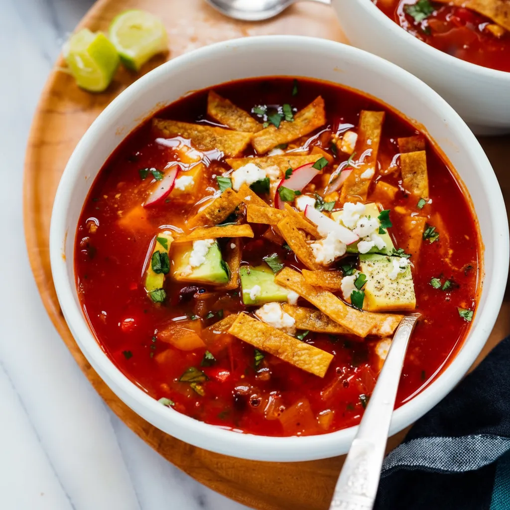 Simple Vegetarian Taco Soup with Corn