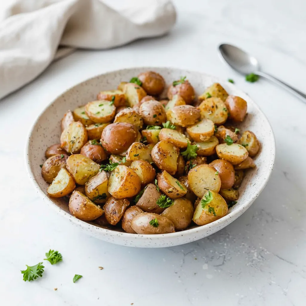 Spicy Roasted Garlic Christmas Side Dish Potatoes