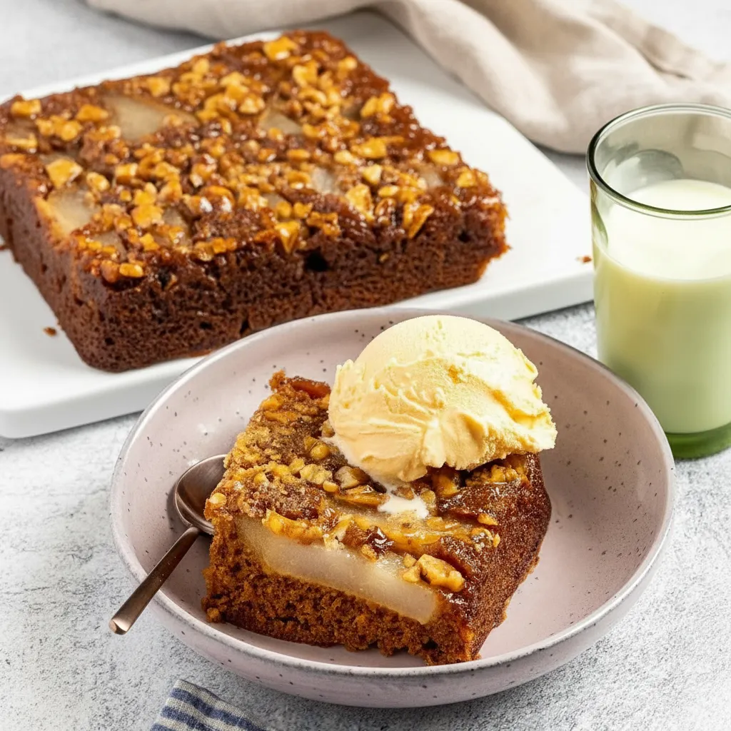 Wholesome Spiced Pear Cake Thanksgiving Desserts