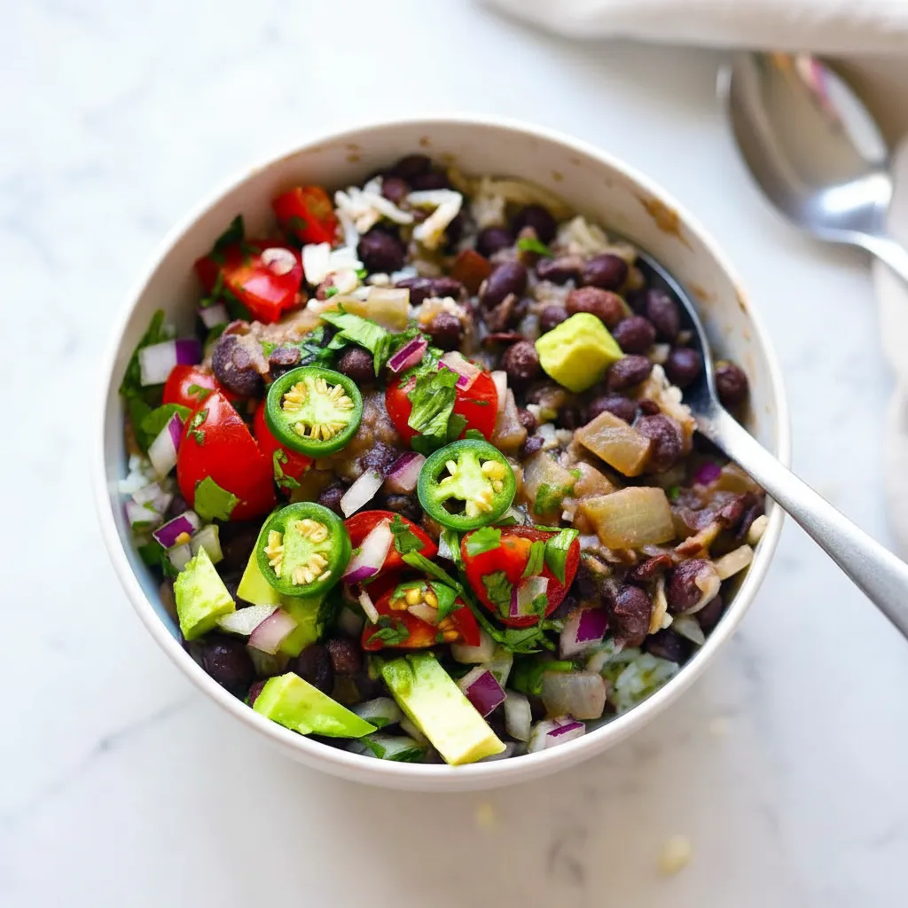 Amazing Healthy Dinner Recipes For Family with Spicy Black Beans