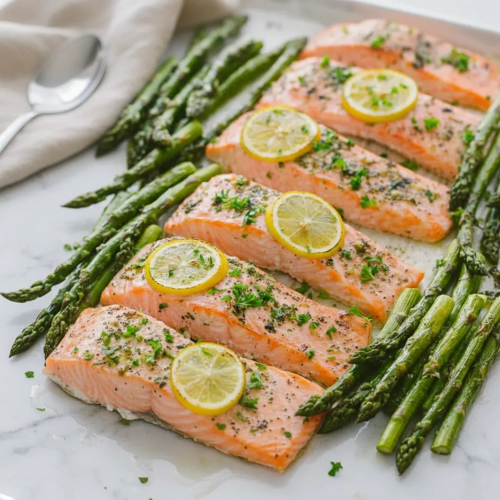 Amazing Salmon with Asparagus Healthy Dinner Recipes