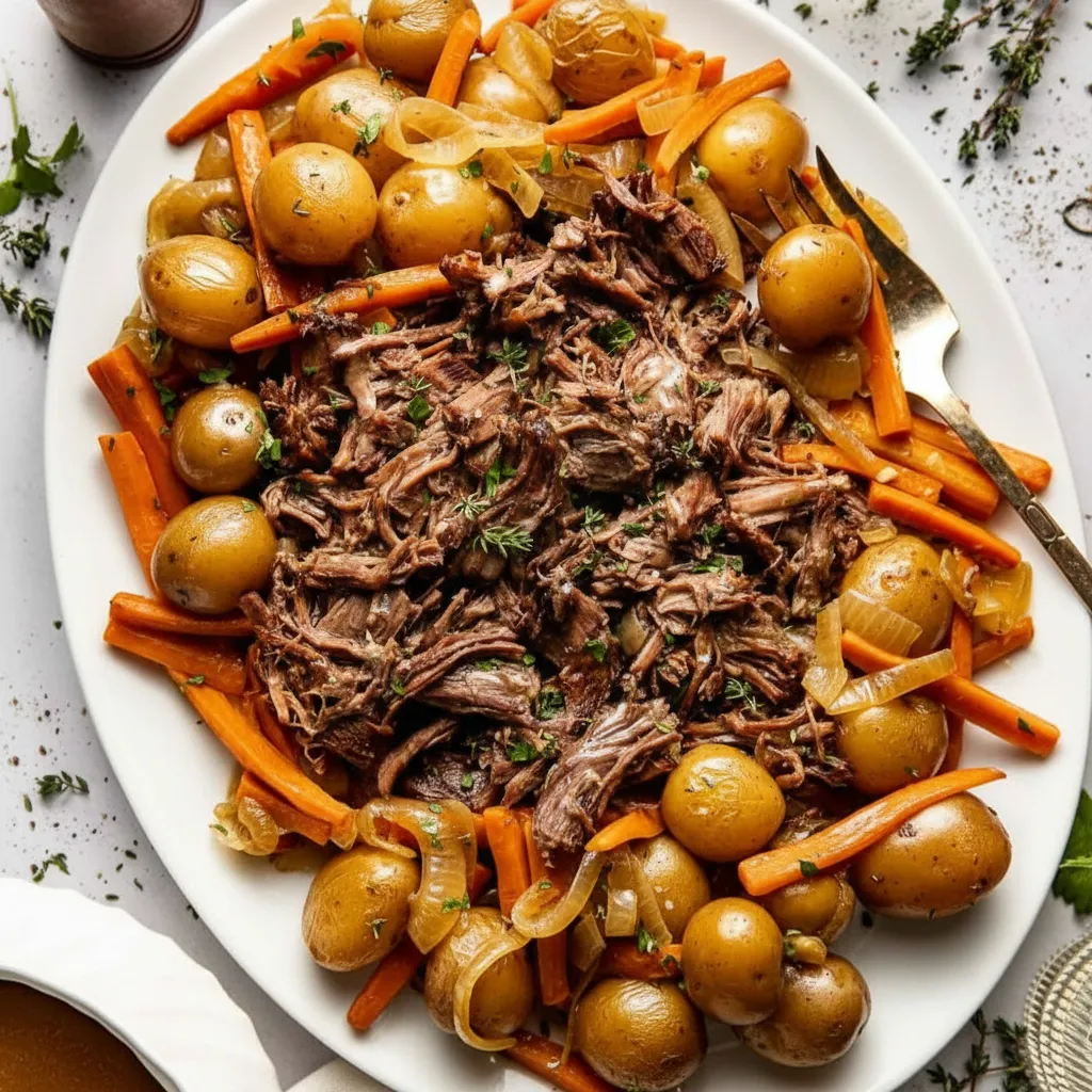 Classic Pot Roast Crockpot Recipes with Veggies